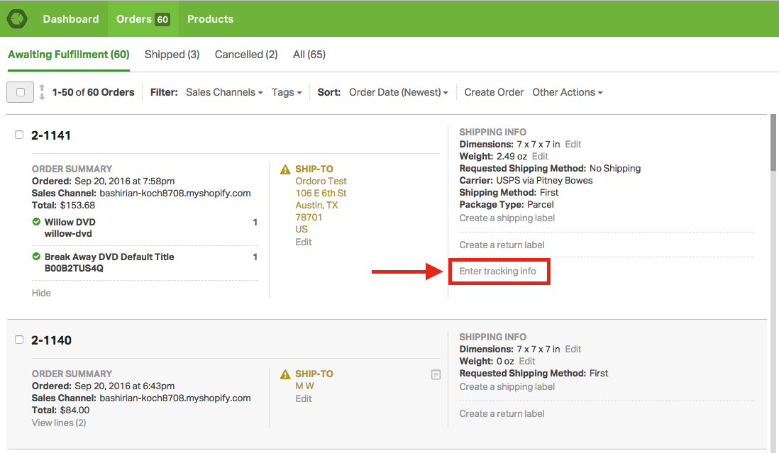 pop in a box order tracking