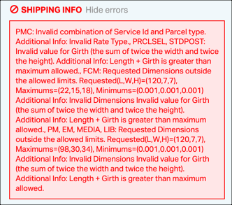 How to access shipment messages