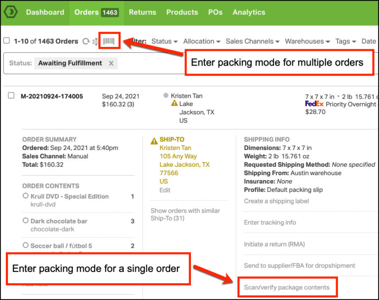 Ordoro - How to use barcode scanning to reduce packing errors