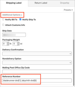 Ordoro - How do I print product SKUs on my shipping labels?