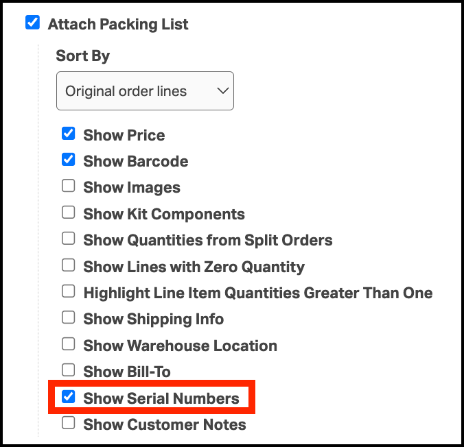 Ordoro - How do I track product serial numbers on orders?